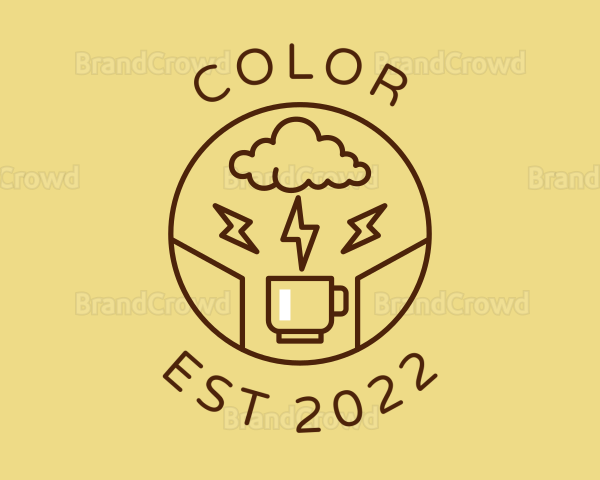 Lightning Coffee Cafe Logo