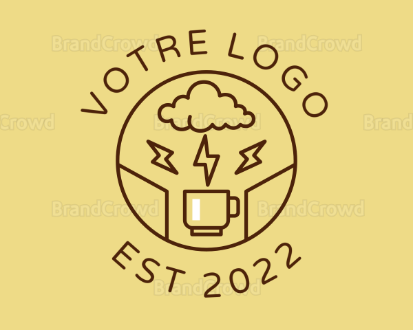 Lightning Coffee Cafe Logo