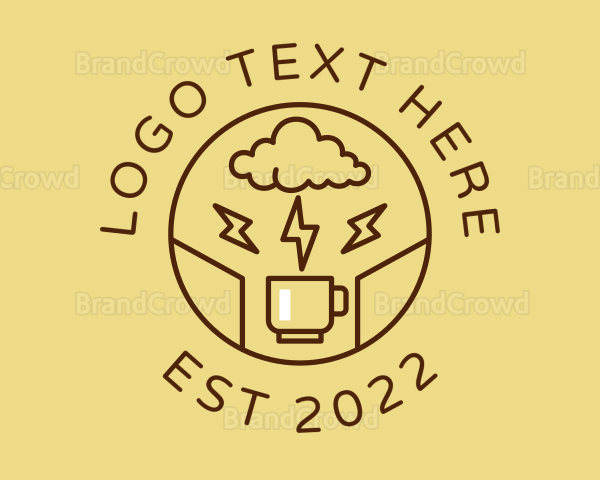 Lightning Coffee Cafe Logo