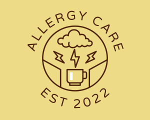 Lightning Coffee Cafe  logo design