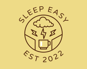 Lightning Coffee Cafe  logo design