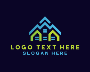 Mortgage - Property Roof House logo design