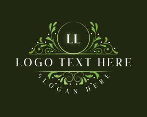 Floral - Natural Leaf Boutique logo design