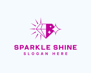 Jewelry Crystal Sparkle logo design