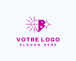 Vip - Jewelry Crystal Sparkle logo design