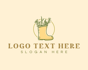 Flower Boot Garden Logo