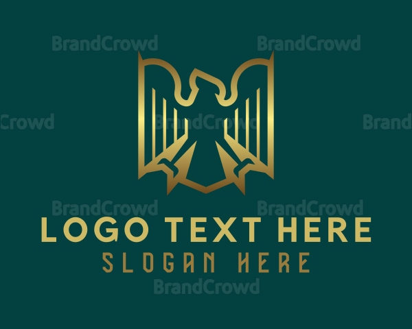 Golden Eagle Wings Logo