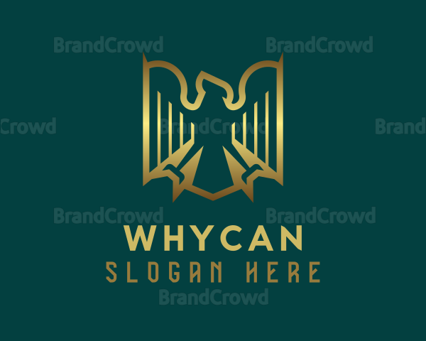 Golden Eagle Wings Logo