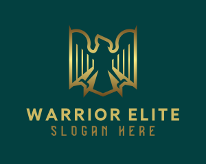 Golden Eagle Wings  Logo