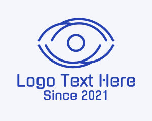 Contact Lens - Digital Eye Surveillance logo design