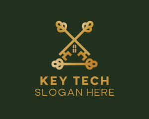 House Key Real Estate logo design