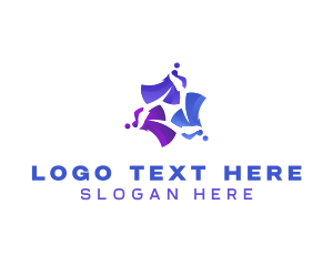 Diversity - People Team Organization logo design