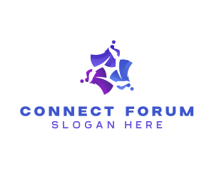 Forum - People Team Organization logo design