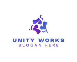 Collaboration - People Team Organization logo design