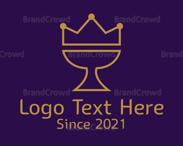 Crown Wine Glass Logo