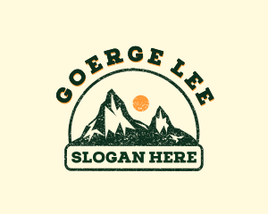 Outdoor Mountain Trekking Logo