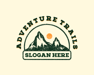 Trekking - Outdoor Mountain Trekking logo design