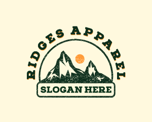 Outdoor Mountain Trekking logo design