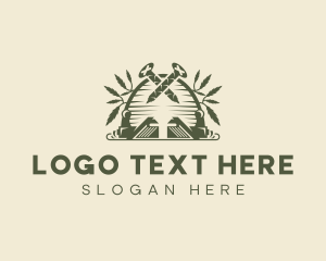 Lumberjack - Carpentry Planer Woodworking logo design