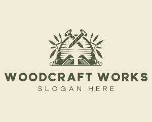 Carpentry - Carpentry Planer Woodworking logo design