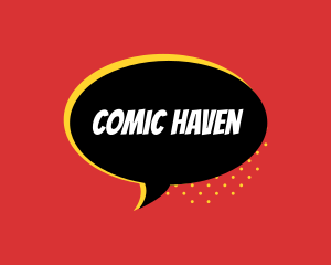 Comic Speech Bubble logo design