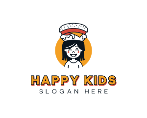 Restaurant Burger Kid logo design