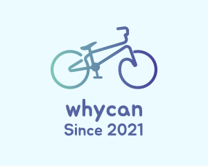 Monoline Bike Transportation logo design