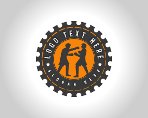 Boxing Gym - Boxing Fitness Gym logo design