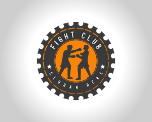 Sparring - Boxing Fitness Gym logo design