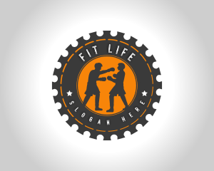 Boxing Fitness Gym logo design