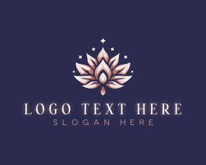 Mindfulness - Luxury Floral Beauty Lotus logo design