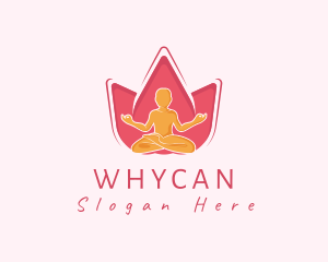 Lotus Flower Meditation Logo