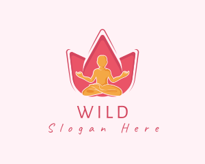 Lotus Flower Meditation Logo