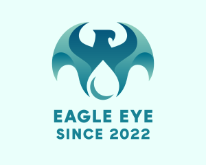 Water Eagle Distilled Drink  logo design