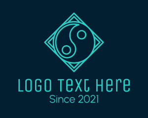 Tao - Minimalist Yin Yang logo design