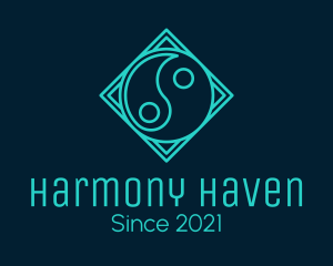 Harmony - Minimalist Yin Yang logo design