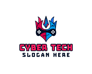 Hacker - Gamer Hacker Controller logo design