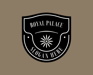 Upscale Royalty Hotel  logo design