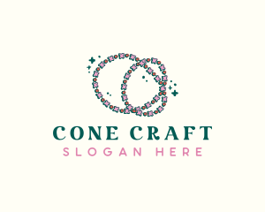 Bead Bracelet Accessory logo design