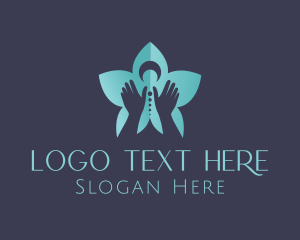 Therapy - Lotus Wellness Massage logo design