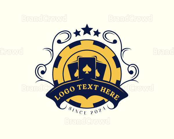 Poker Gambling Casino Logo