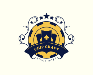 Poker Gambling Casino logo design