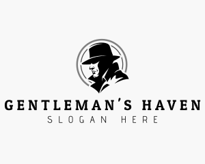 Detective Investigator Gentleman logo design