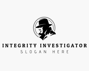 Detective Investigator Gentleman logo design