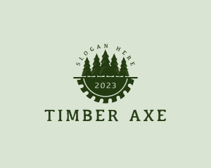 Carpenter Saw Lumberjack logo design