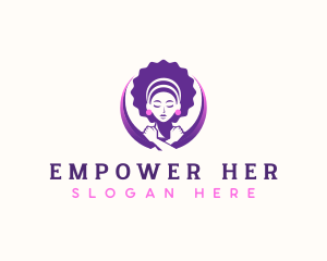 Feminist - Lady Feminist Movement logo design