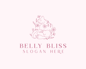 Maternal Breastfeeding Infant  logo design