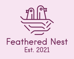 Little Bird Nest logo design