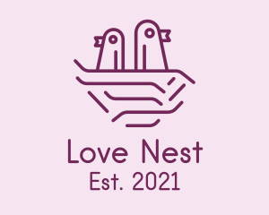 Little Bird Nest logo design