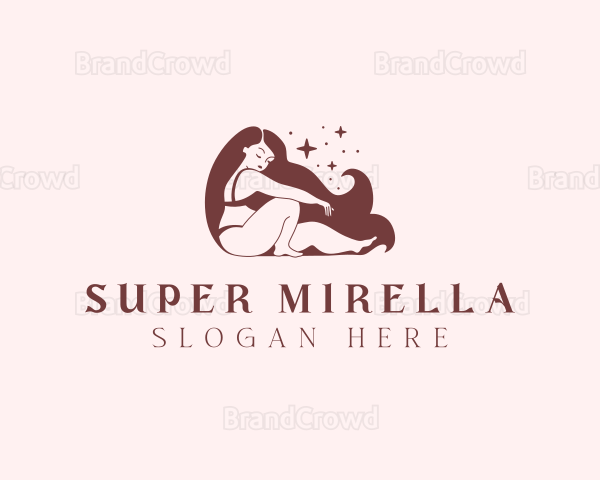 Beauty Lingerie Woman Logo